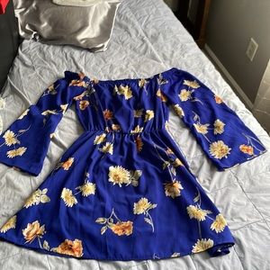 Altered state, off the shoulder dress!